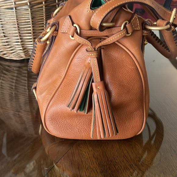 Dooney and Bourke Large Florentine Satchel in Natural - Picture 4 of 7